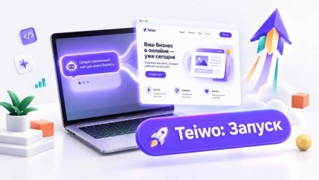 Просто опишите задачу и получите готовый сайт с новым ИИ-сервисом Teiwo Просто опишите задачу и получите готовый сайт с новым ИИ-сервисом Teiwo